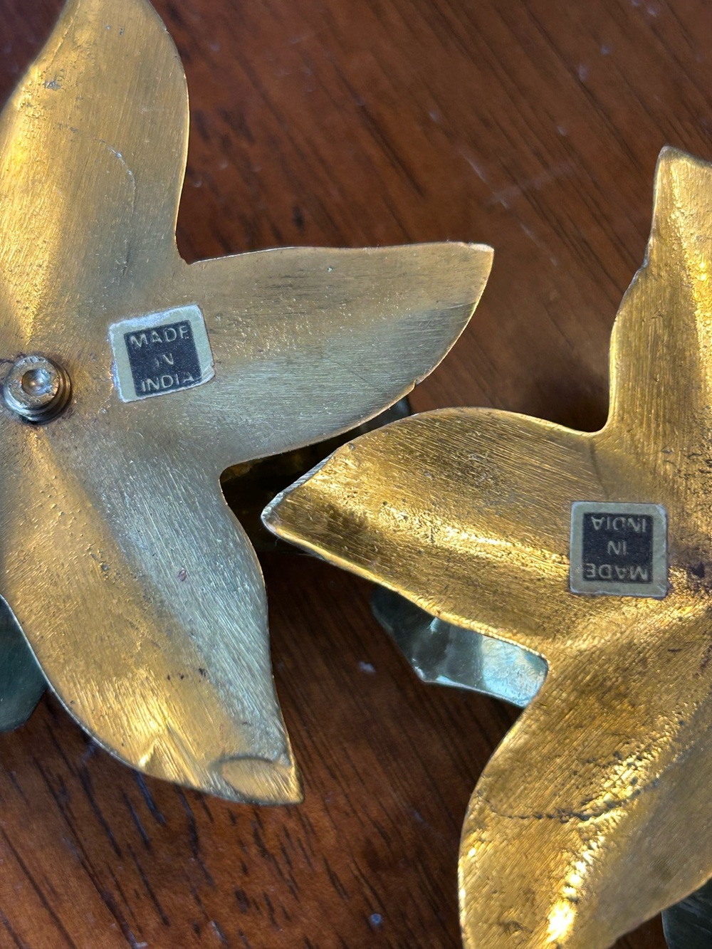Curated Vintage Solid Brass Candleholder Collection – 6 Pieces - Picture 10 of 10
